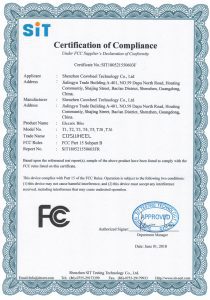 e-bike certificate